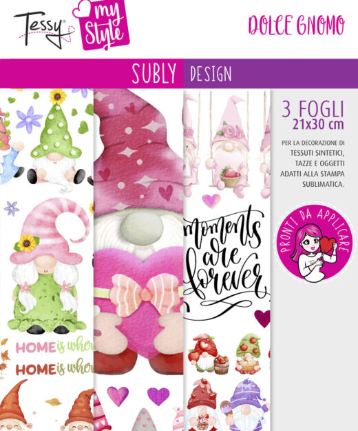 SUBLY DESIGN dolce gnomo TESSY sublimazione